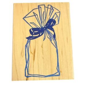 All Night Media Posh Impressions Clearly Wrapped 550-J06 Rubber Stamp